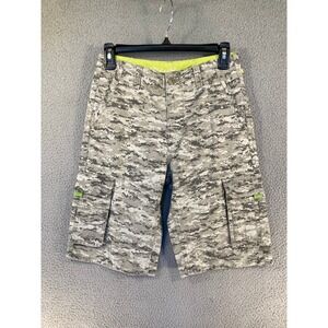 Eddie Bauer Shorts BOYS 14 Digital Camo Cargo Gorpcore Outdoors Nature HikingNEW